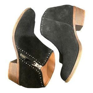 Lucky Brand Suede Studded Benna Black Size 37/6.5